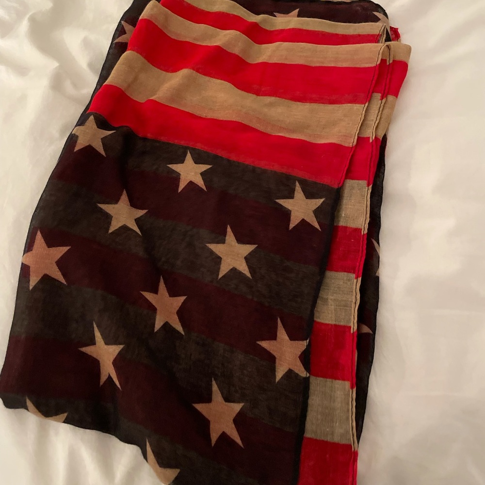 American flag scarf